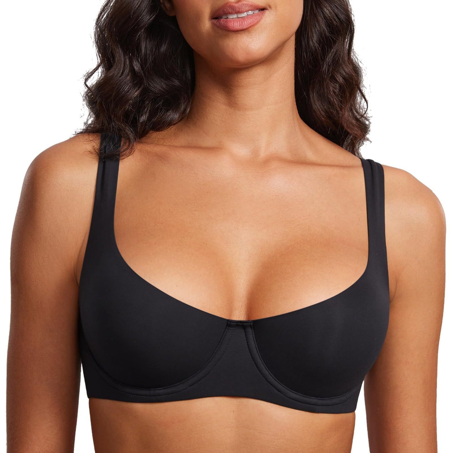 Fashion Bra with Steel Ring, Uplifting and Plumping, Anti-sagging, Side-bust Reduction, Plus Size, Comfortable Underwire Bra