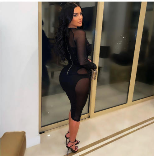 Transparent Tied Dress for Women