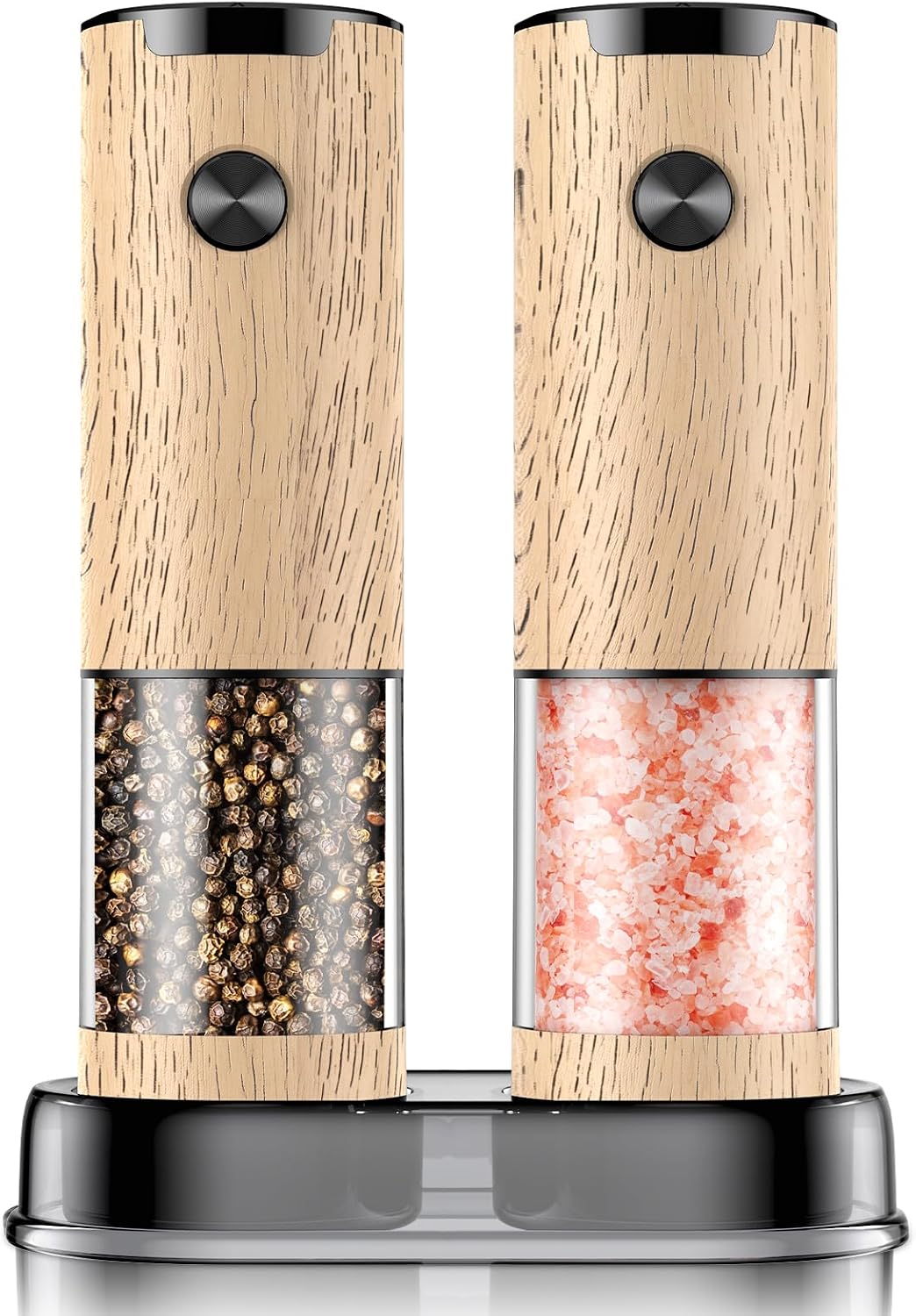 Electric Salt and Pepper Grinder Set 
