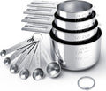 Stainless Steel Measuring Cups & Spoons Set