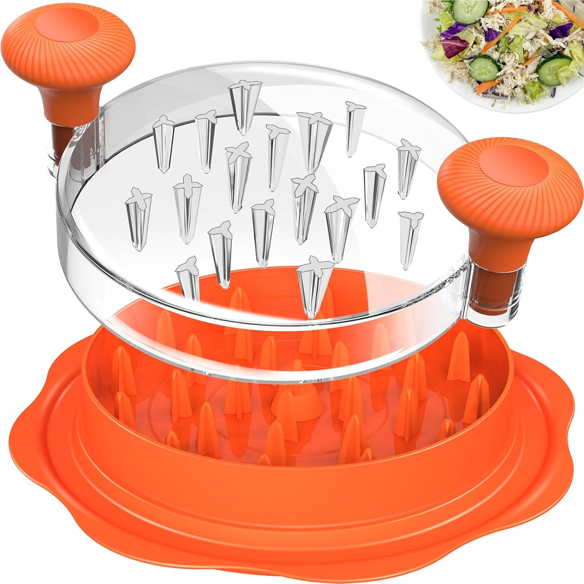 10" Pro Large Meat Shredder Tool Twist for Seafood, Chicken, Beef, Black