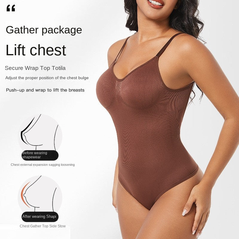 Style Backless Waist Trainer Thong Bodysuit for Women, Butt Lifting Shapewear, Plus Size, Sexy Backless Underwear, Body Shaping Base Layer