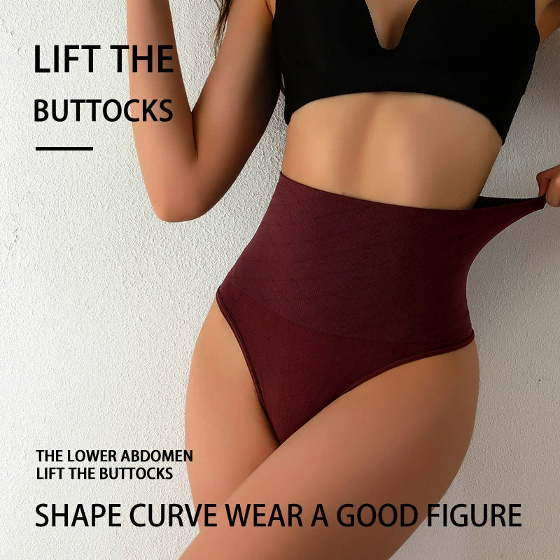 Summer slim fit with fishbone and steel waistband mid high waist seamless shapewear pants
