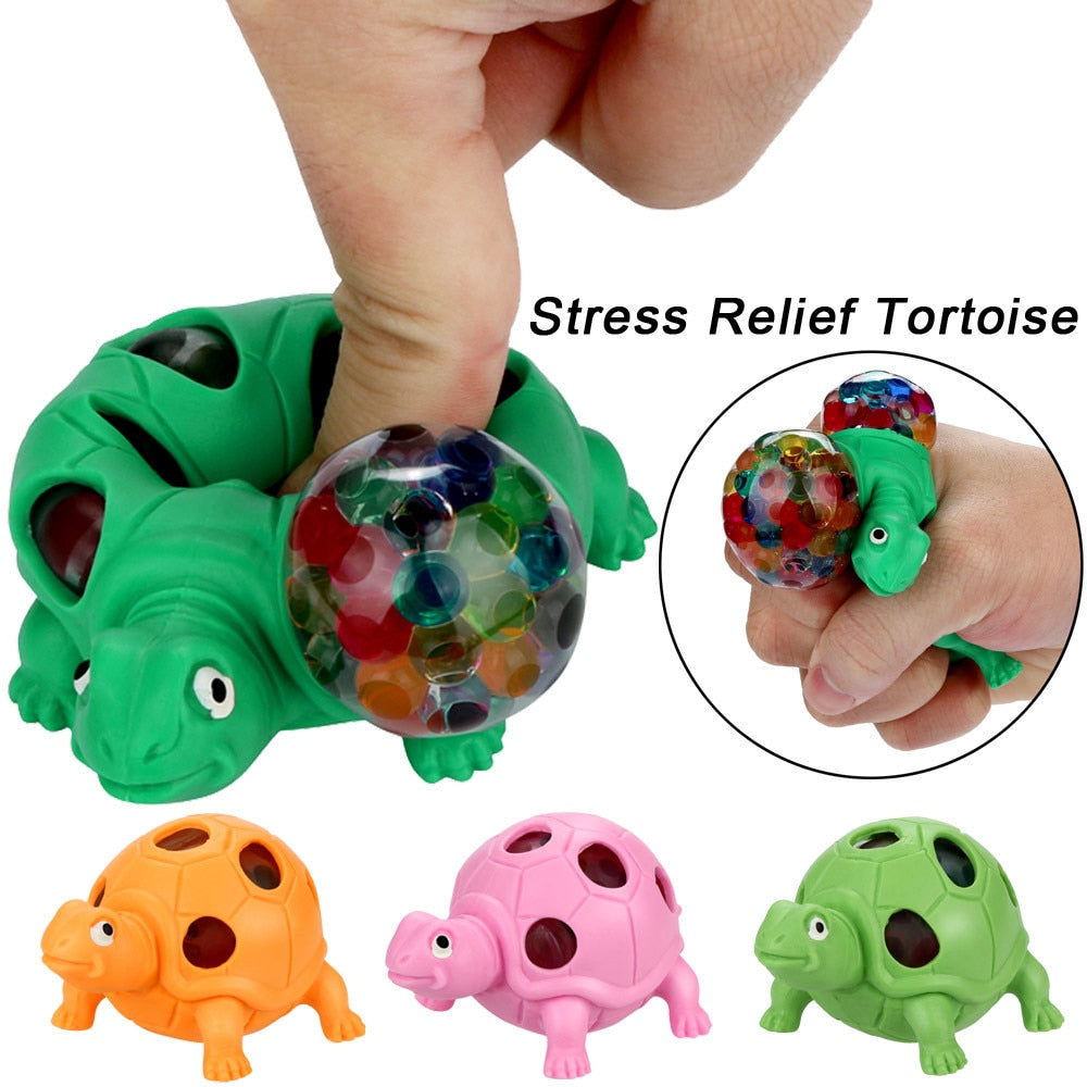 Spongy Bead Rainbow Ball Toy Squeezable Squishies Toy Decompression Toy