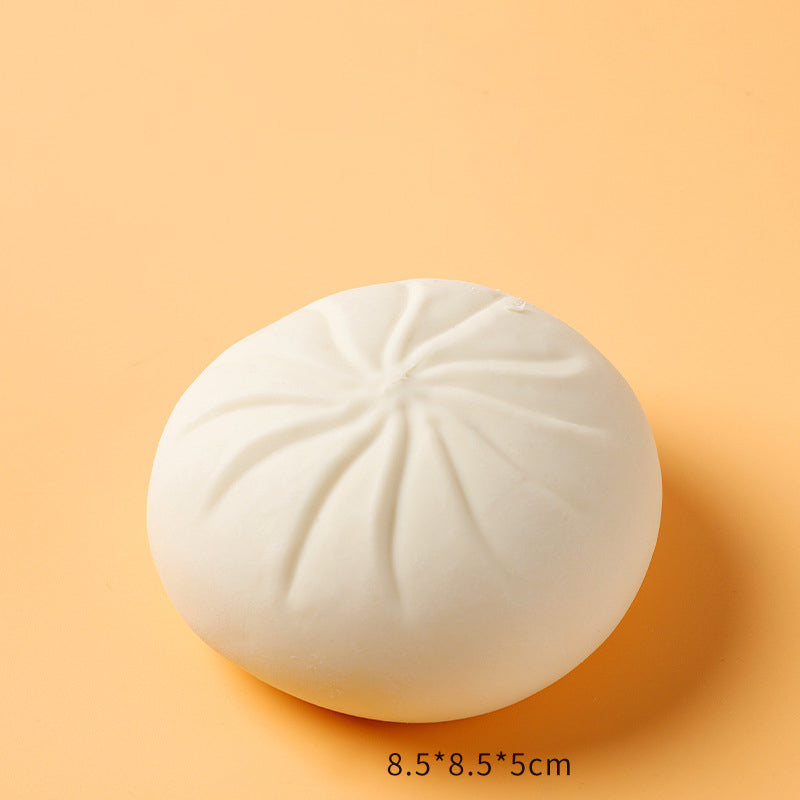 Simulation Steamed Buns Pinch Music To Vent Steamer Buns Creative Spoof Tricky Toy Rebound Barbecued Pork Buns