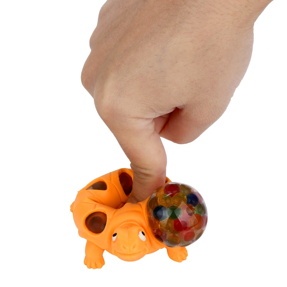 Spongy Bead Rainbow Ball Toy Squeezable Squishies Toy Decompression Toy