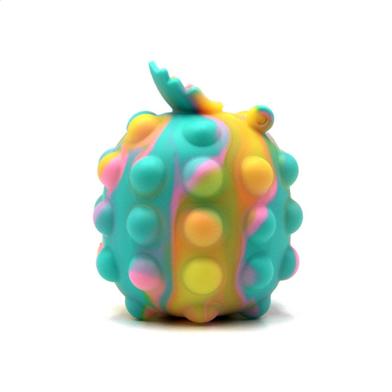 Fruit Series Rat Killing Pioneer Silicone Pineapple Ball Decompression Bubble Pressing Ball Children's Toy